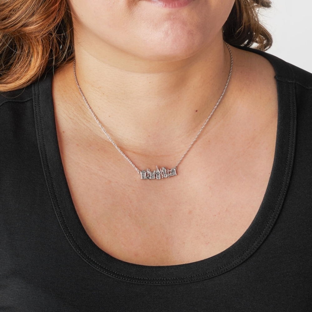 Disney X RockLove THE NIGHTMARE BEFORE CHRISTMAS Eternal Love Silver Necklace - Picture 3 of 3